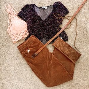 SOLD Warm Brown Corduroy Pants